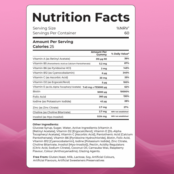 Hair Skin and Nails Gummies – Nourish Your Beauty from Within - Image 3