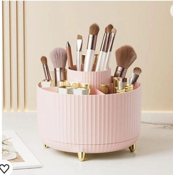 Rotating Makeup Brush Organizer - Image 3