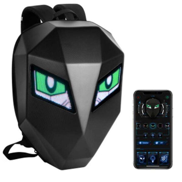 Smart LED Message Backpack | Customizable Digital Display Bag - Image 2